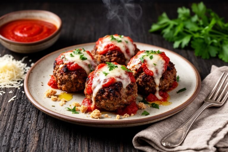 Cheesy Italian Mini Meatloaves