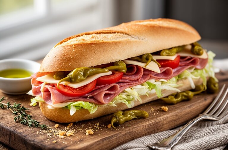 Iconic Roman Italian Sub Sandwich