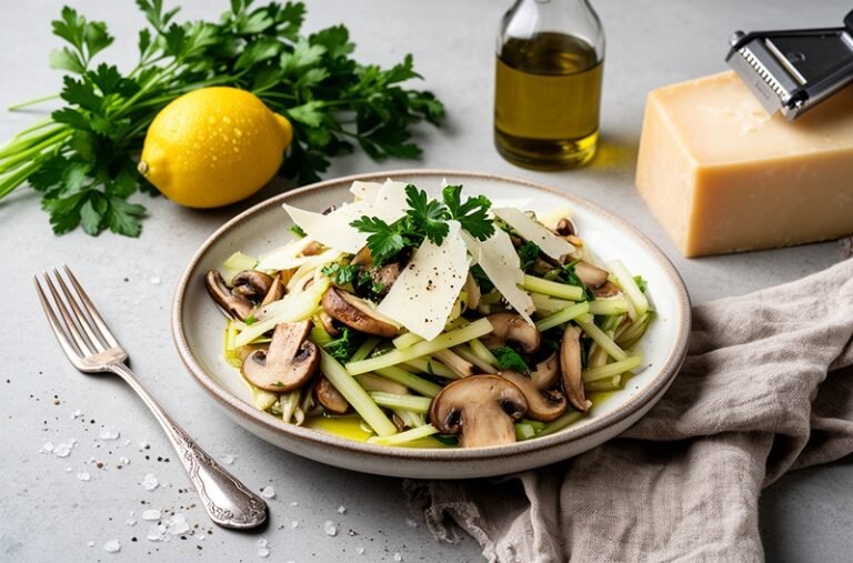 Italian Celery And Mushroom Salad