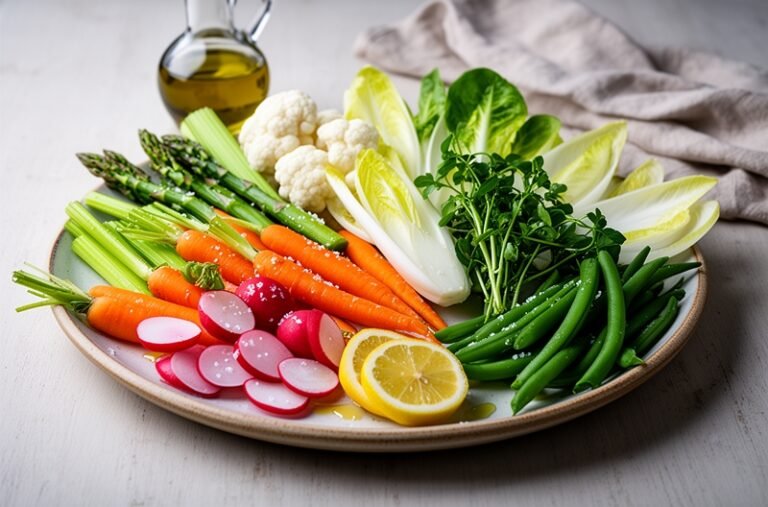 Vibrant Italian Crudités: A Mediterranean Platter