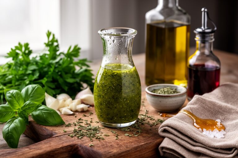Vibrant Italian Fresh Herb Vinaigrette