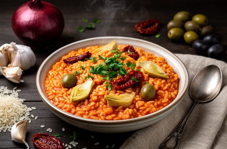 Exquisite Sun-Dried Tomato Risotto: A Vibrant Italian Tradition