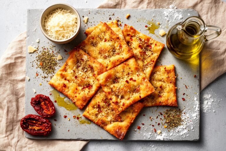 Irresistible Roman-Style Italian Pizza Crackers