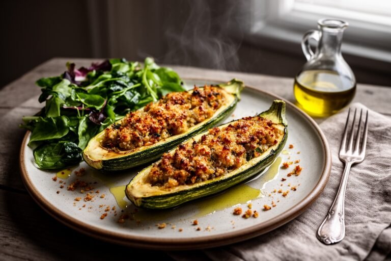 Divine Roman Stuffed Courgettes