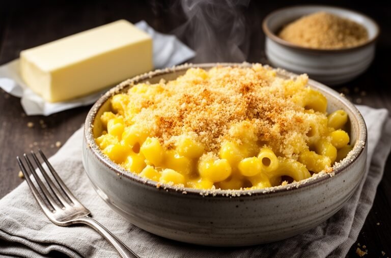 Timeless Roman Mac and Cheese with Crispy Breadcrumbs