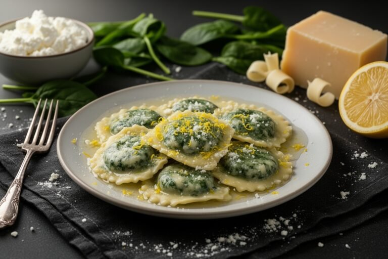 Spinach & Ricotta Ravioli