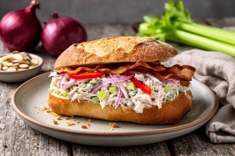 Italian Chicken Salad Sandwiches
