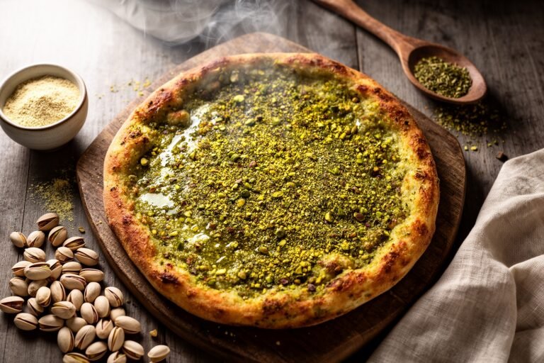 The Emerald Crust: A Gustoli Pistachio Pizza Masterpiece