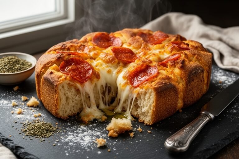 Pane di Pizza Farcito: A Low-Carb Roman Pull-Apart Delight