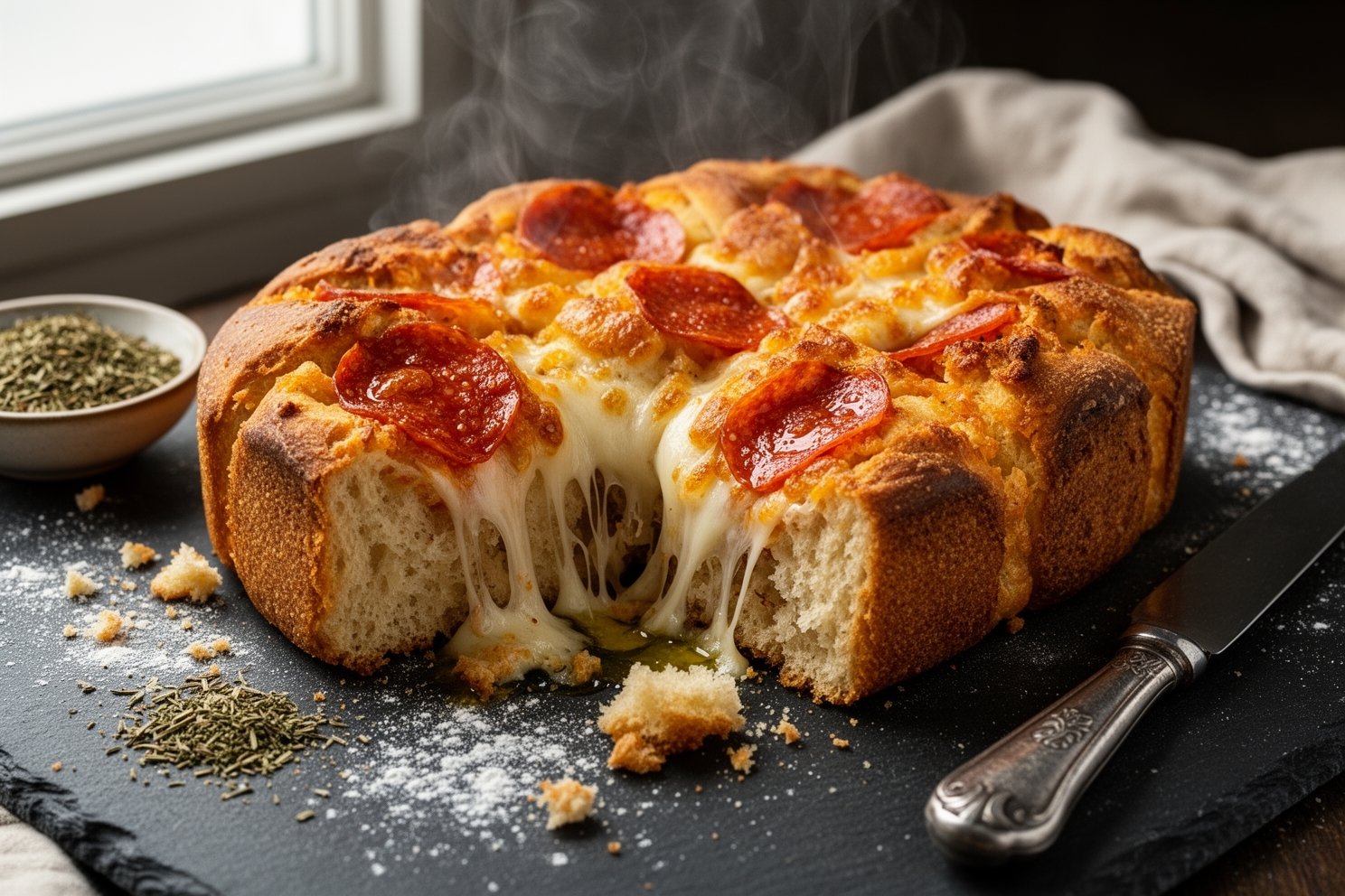 pizza-pull-apart-bread - Authentic Italian Cuisine by Gustoli