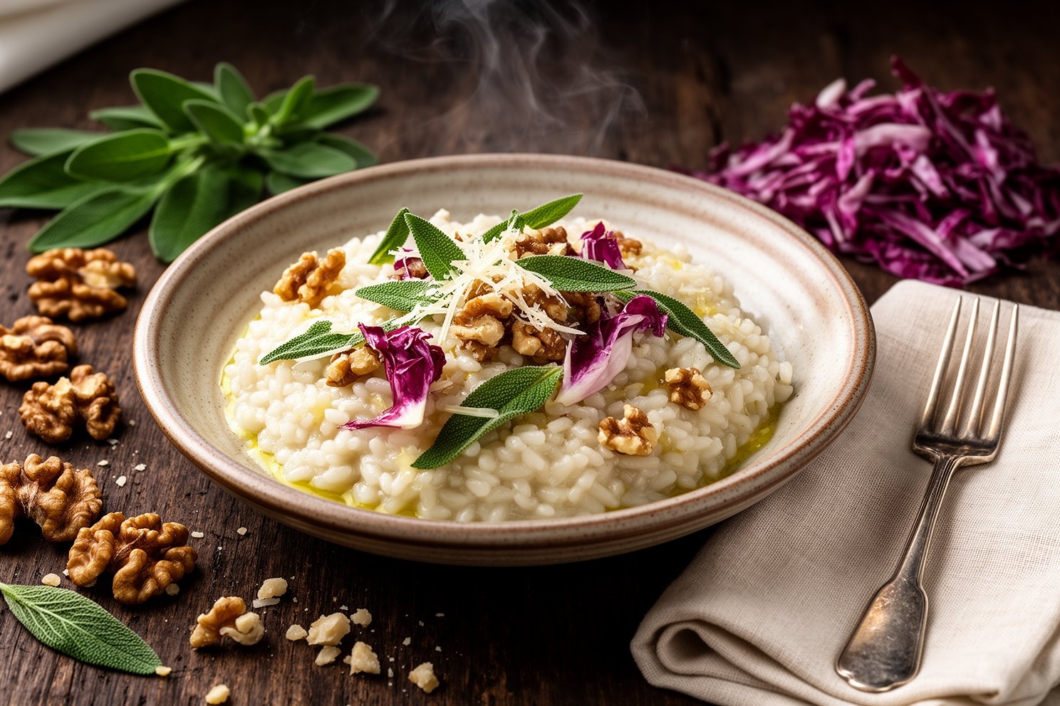 risotto-con-salvia-e-noce - Authentic Italian Cuisine by Gustoli