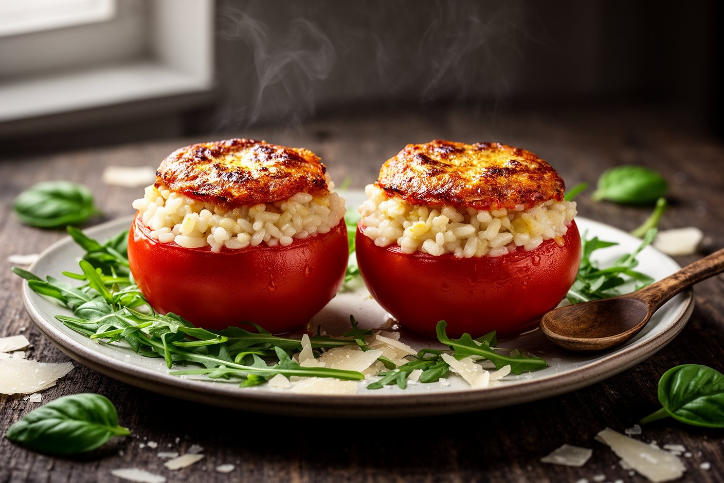 risotto-stuffed-tomatoes - Authentic Italian Cuisine by Gustoli