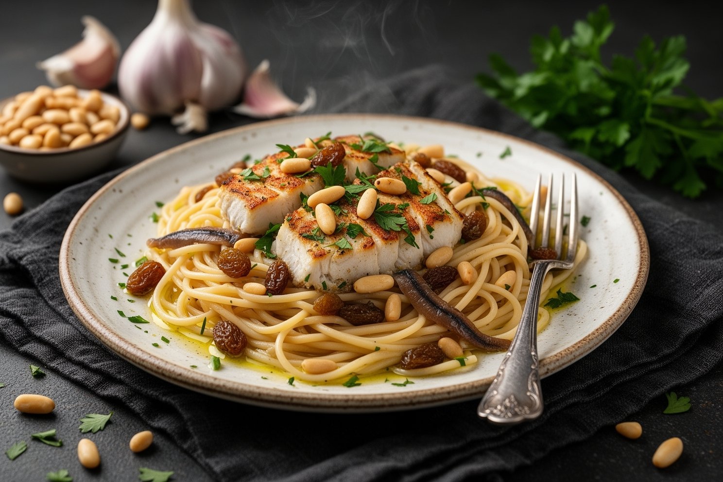 swordfish-pasta - Authentic Italian Cuisine by Gustoli
