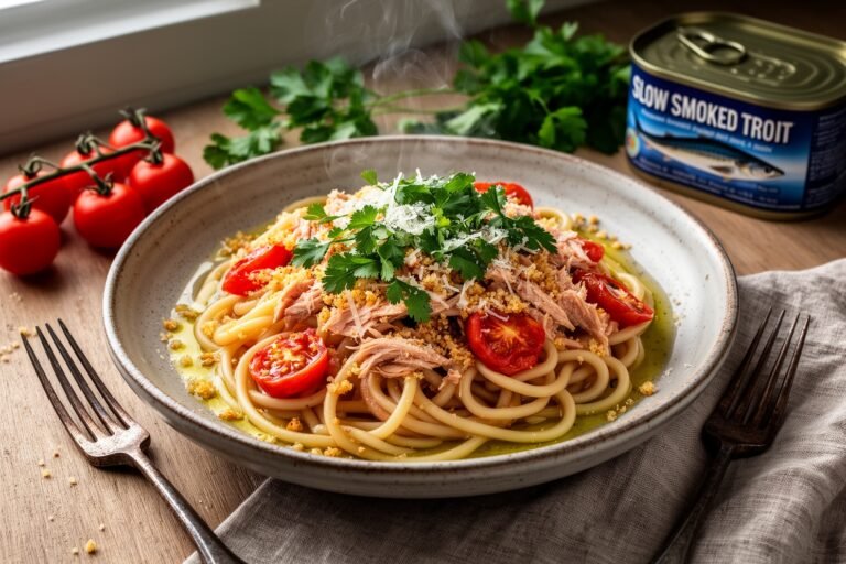 Spaghettoni al Tonno Affumicato