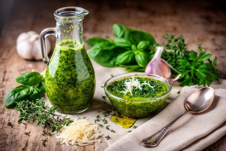 Sinfonia di Spinaci: Alessia's Emerald Elixir Dressing